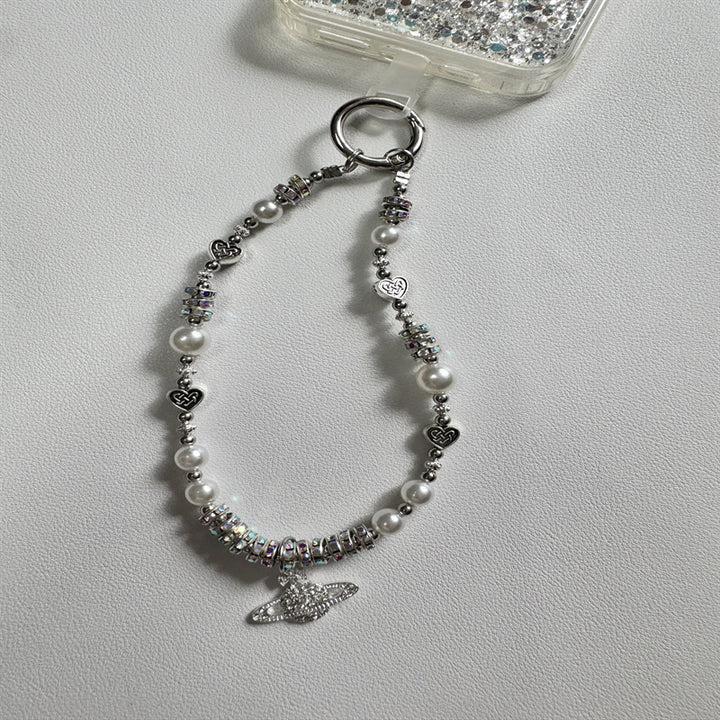 Decorative Pearl Charm Keychain Stornfield