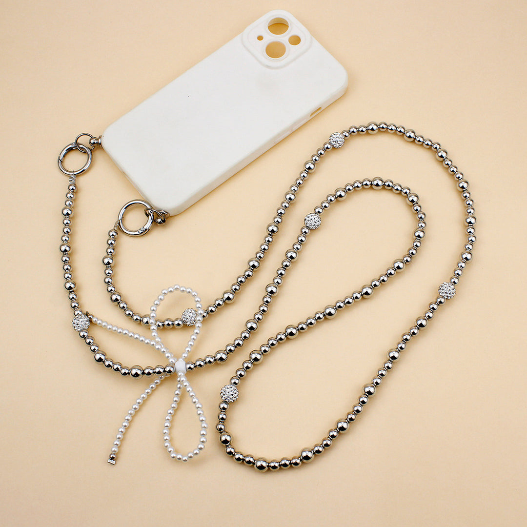 Elegant Pearl and Silver Necklace Stornfield