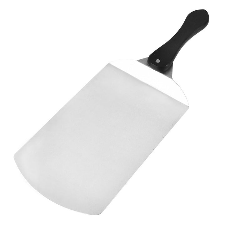 large stainless steel flat spatula pancake turner with ergonomic molded handle Stornfield