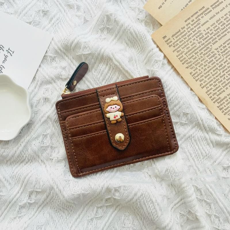 Charming Cartoon Character Card Holder