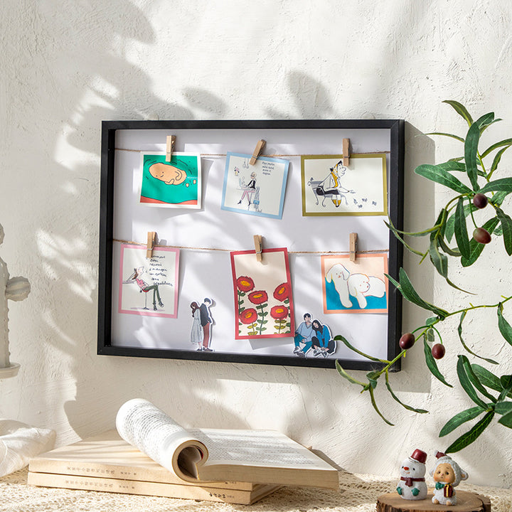 Decorative Photo Clip Display Frame