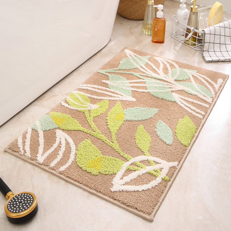 Plush Cat Theme Bath Mat