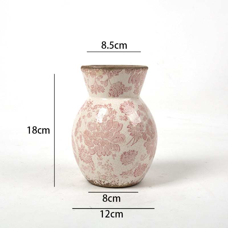 Floral Ceramic Vase Stornfield