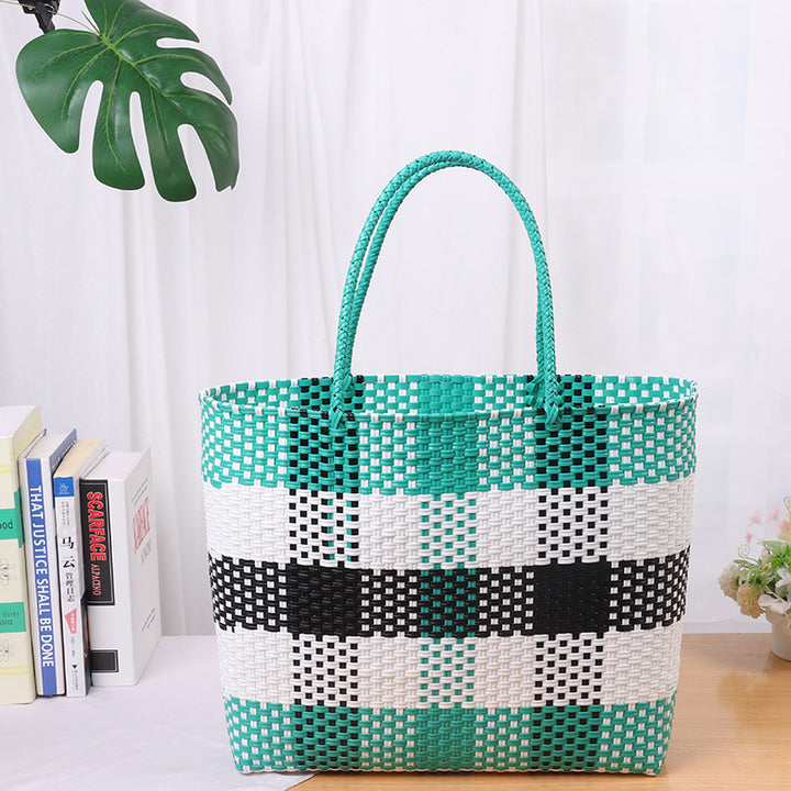 Colorful and Handmade Woven Market Bag Stornfield