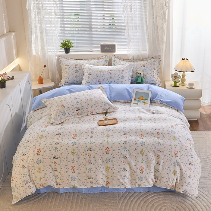 Checked Pattern Bedding Set