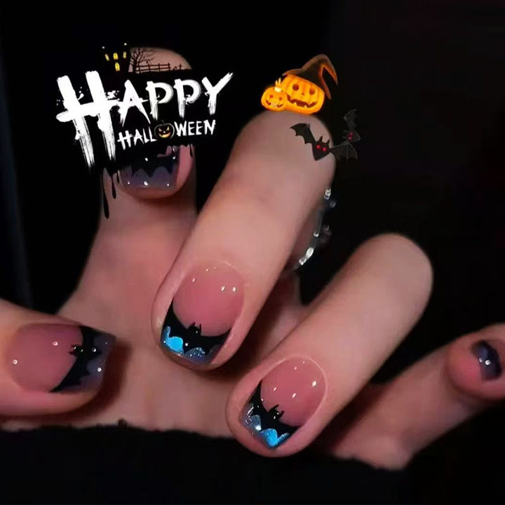 Playful Cat-Themed Press-On Nail Art Stornfield