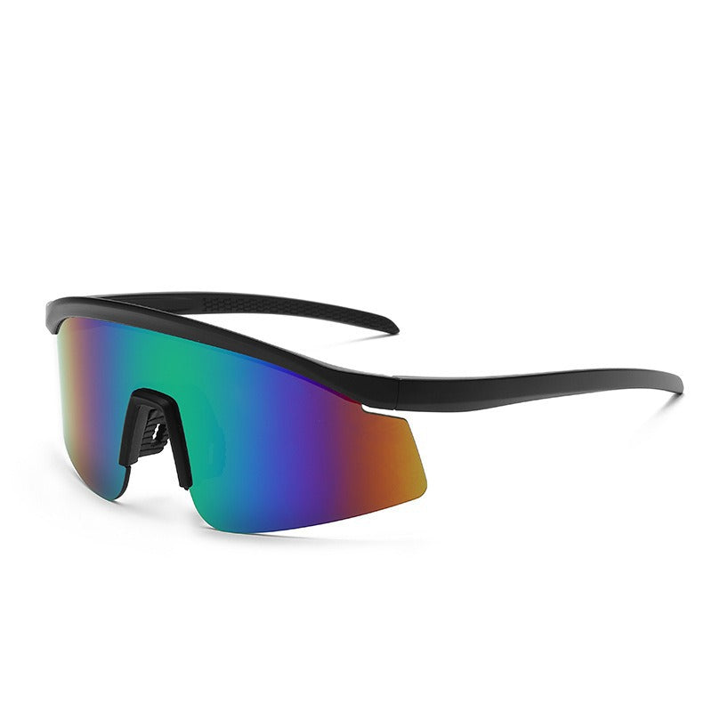 Unisex nan sporty wraparound sunglasses with polarized lenses and non-slip nose pad Stornfield