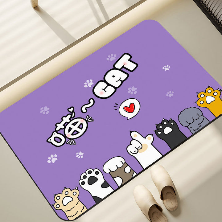 Cartoon Character Area Mat