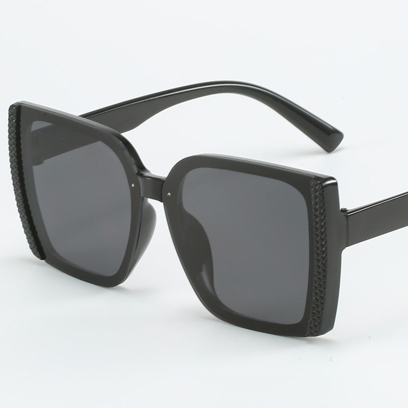 Women oversized designer sunglasses in modern woven design Stornfield