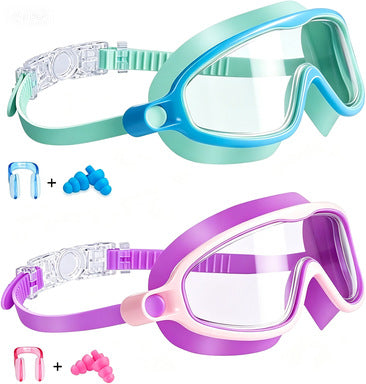 Swim protection goggles with adjustable nose piece and anti-fog technology Stornfield