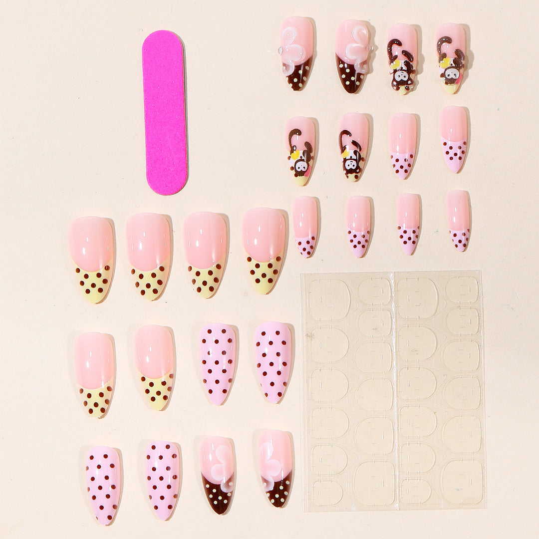 Playful 3D Monkey-Themed Nail Art Extensions Stornfield