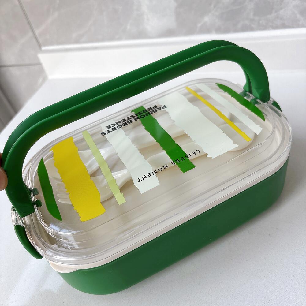 Floral Patterned Bento Lunch Box