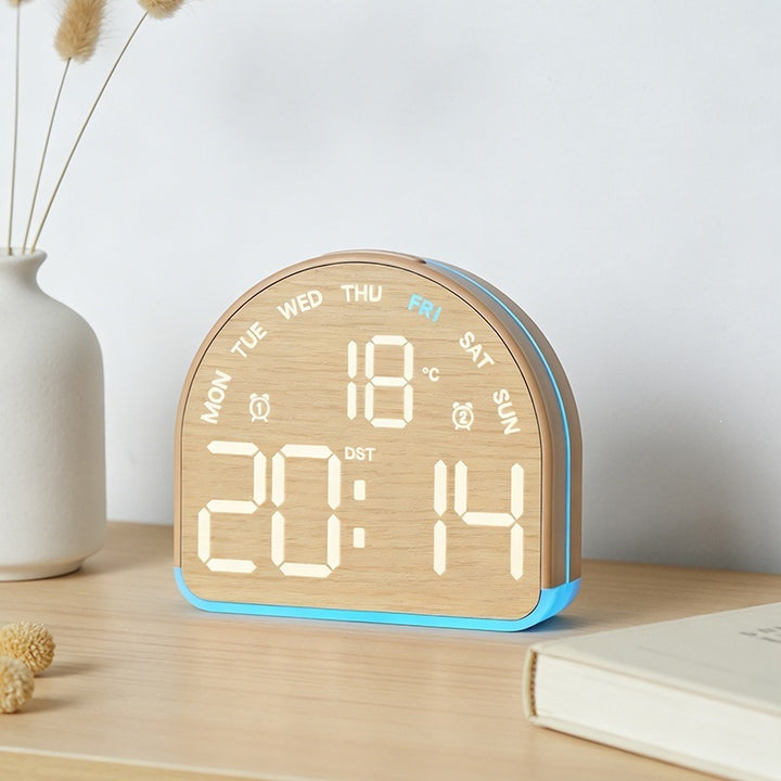 Digital alarm clock with temperature sensor and date display Stornfield