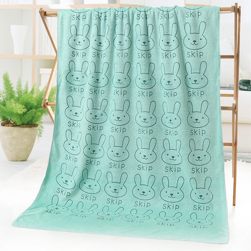 Cartoon-Themed Plush Fleece Blanket