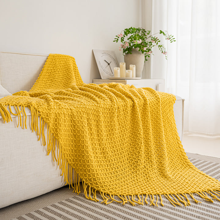 Home Decor Knit Throw Blanket