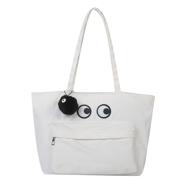 Fun Eye-Embellished Tote Bag