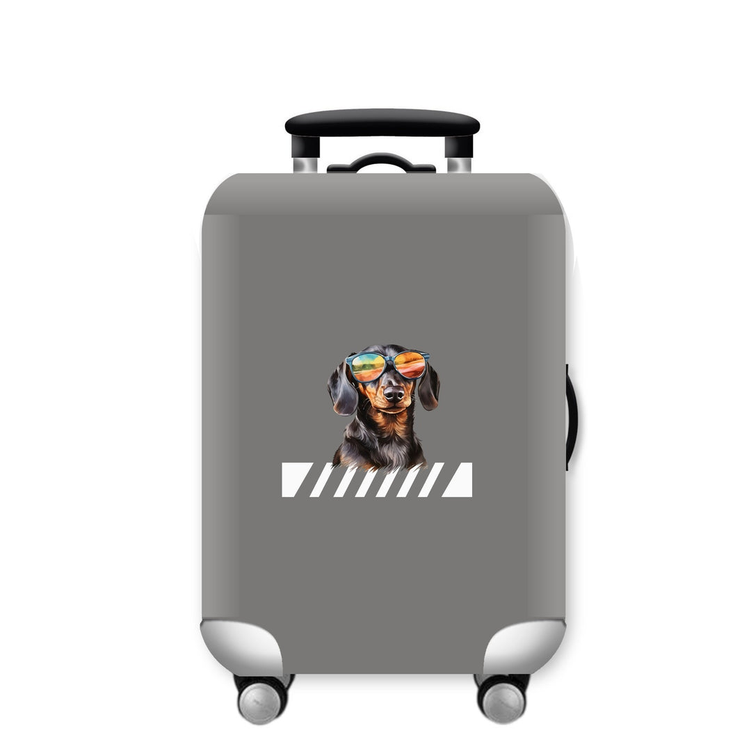 Unisex hard-shell suitcase with funny giraffe design Stornfield