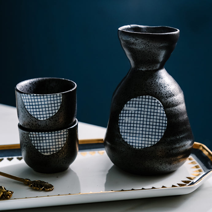 Japanese Sakura Handcrafted Ceramic Sake Sets | Stornfield