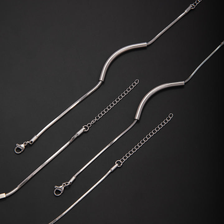 Elegant Minimalist Silver Chain Bracelet Stornfield