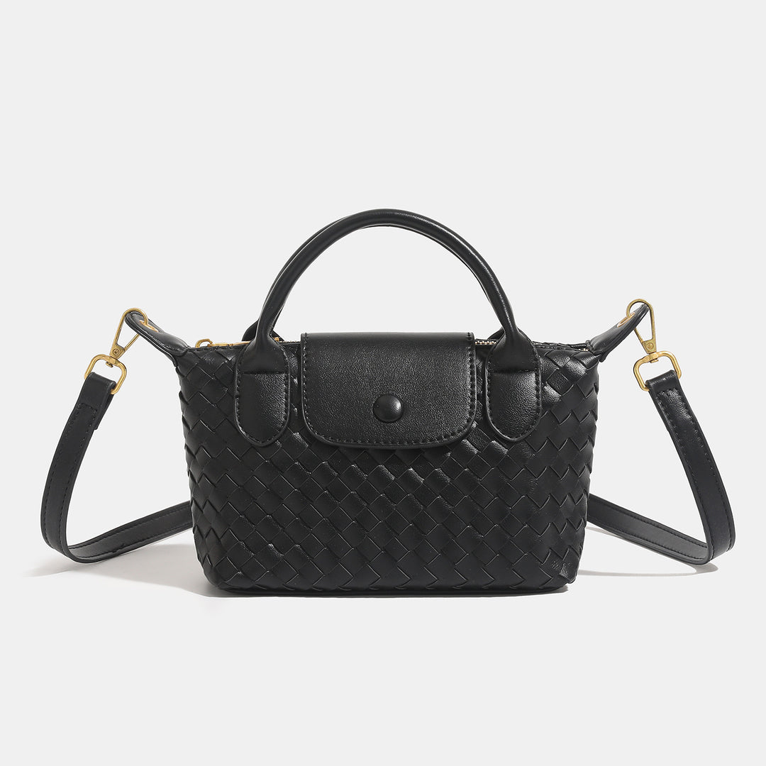 Woven Mini Handheld Crossbody Bag