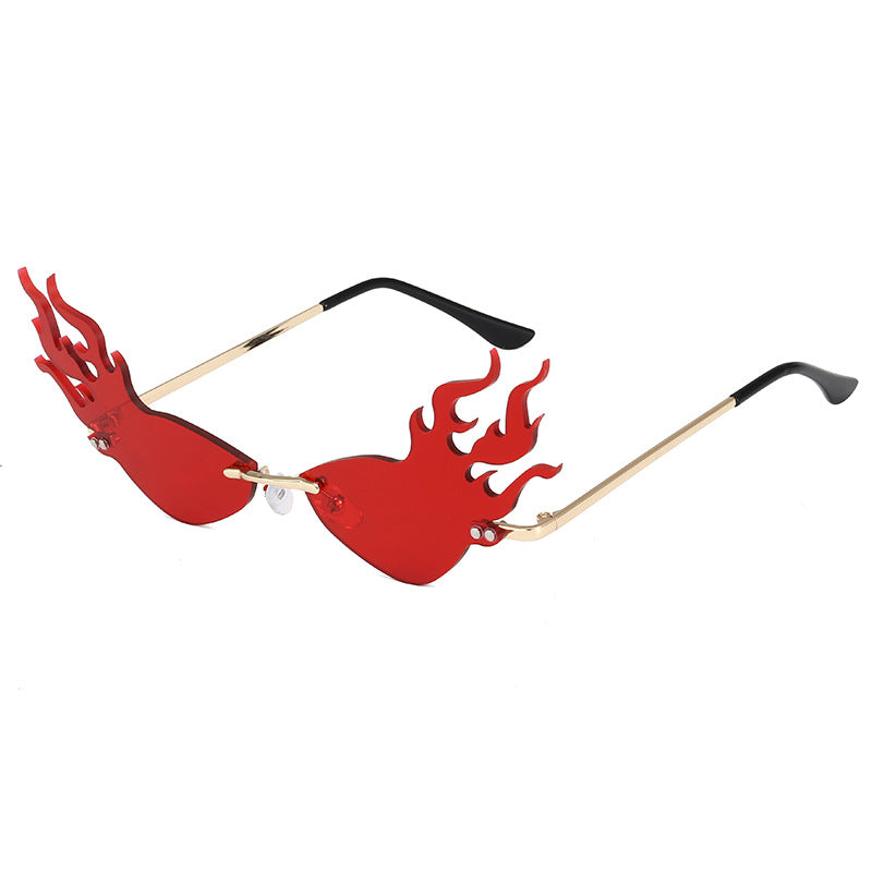 Women's fashionable sunglasses with flame-shaped design Stornfield