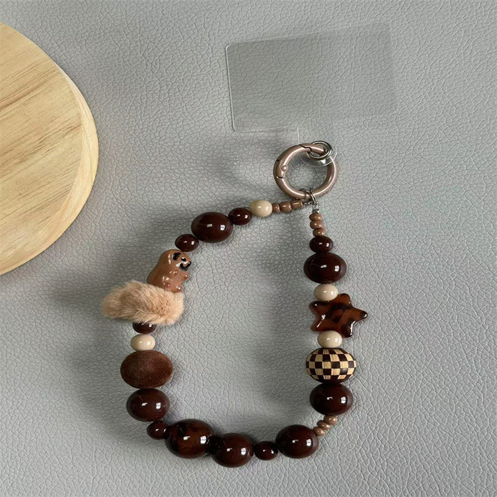 Decorative Beaded Keychain Holder Stornfield
