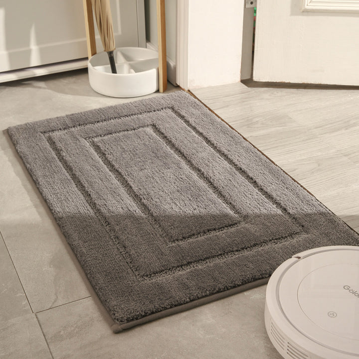 Soft Textured Rectangular Bath Mat