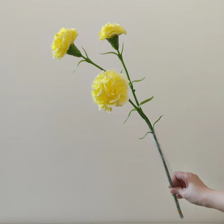 Lifelike Carnation Floral Stem