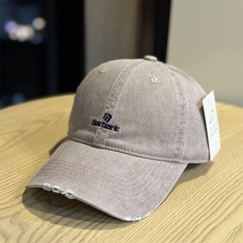 Men's Distressed Cotton Twill Baseball Cap Stornfield
