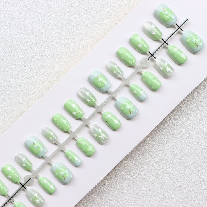 Starry Themed Press-On Nail Set Stornfield