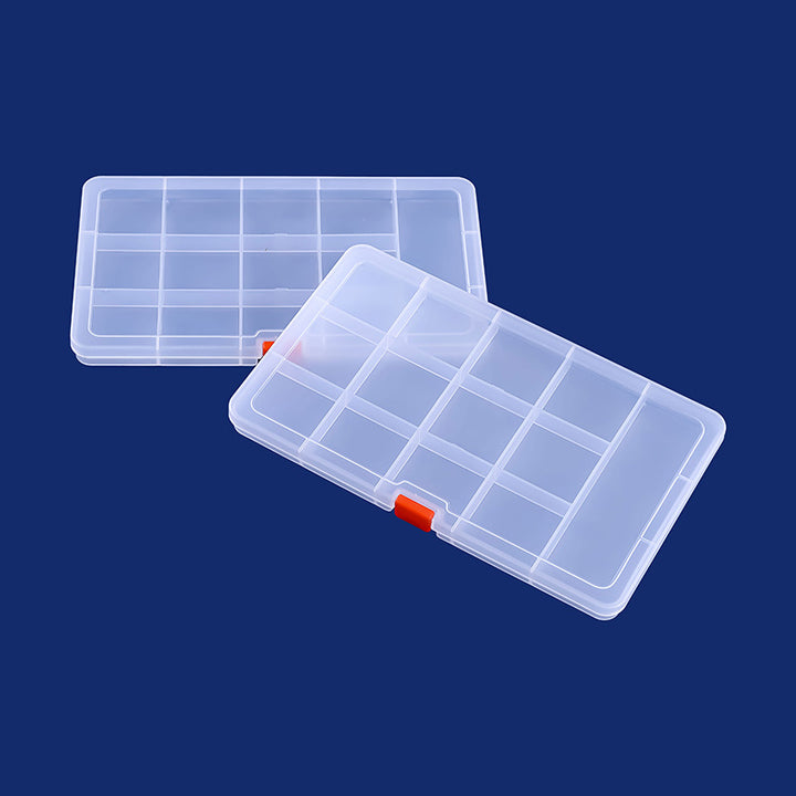 Plastic Multi-Grid Craft Storage Box Stornfield