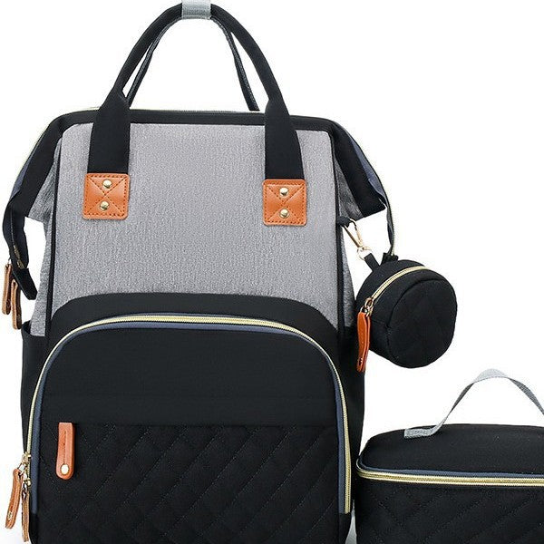 Multi-Purpose Quilted Diaper Backpack Stornfield