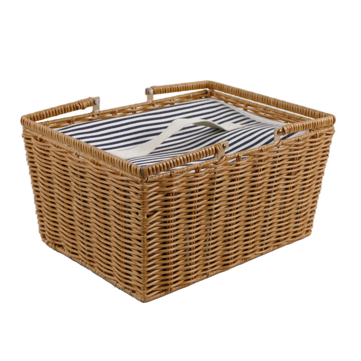 Women’s picnic basket with insulated inner pocket and stylish design Stornfield