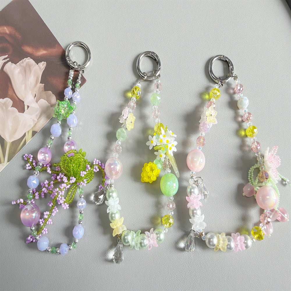 Floral Acrylic Charm Keychain Stornfield