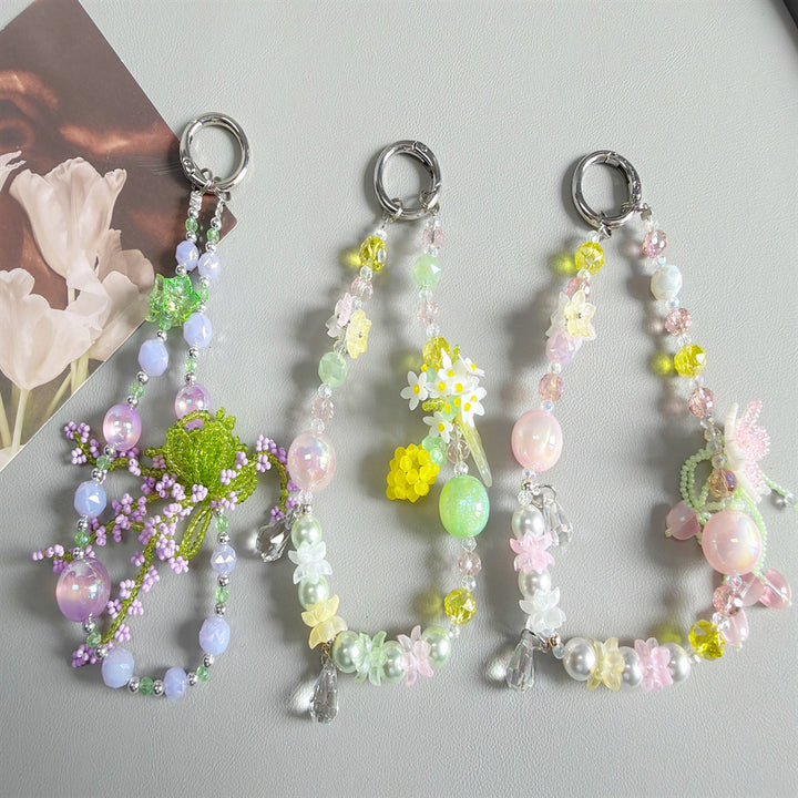 Floral Acrylic Charm Keychain Stornfield