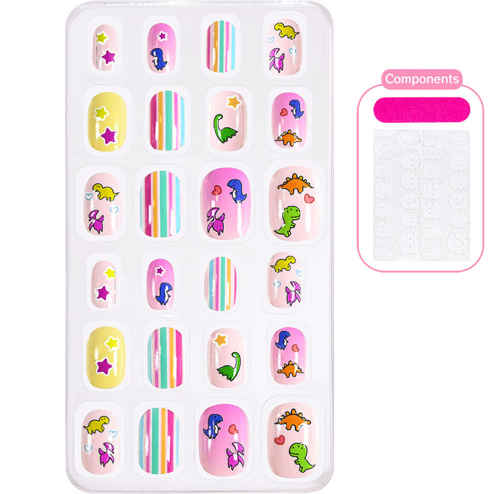 Creative Cartoon-Themed Press-On Nail Collection Stornfield