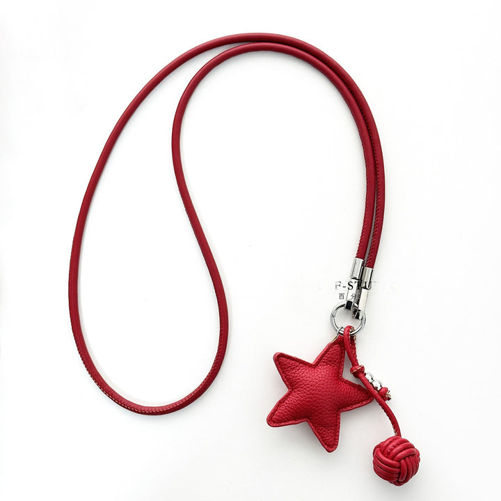 Star-Shaped Leather Phone Lanyard Stornfield