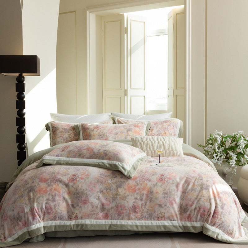 Fluffy Reversible Bedding Set