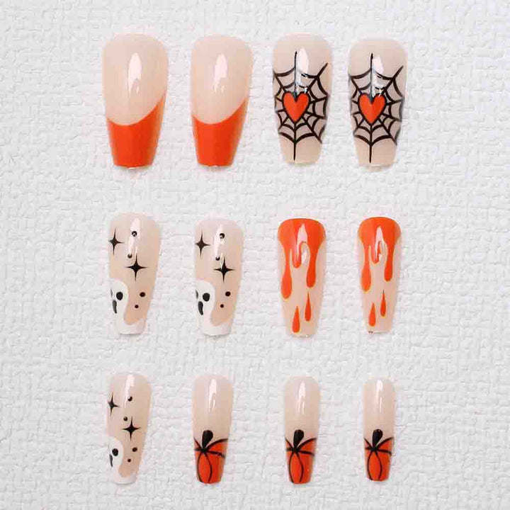Halloween-Inspired Press-On Nail Art Stornfield