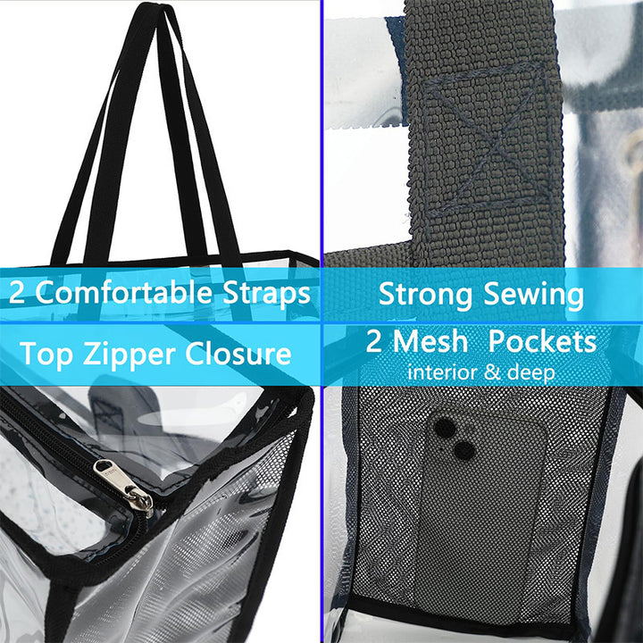Transparent beach bag with multiple compartments Stornfield