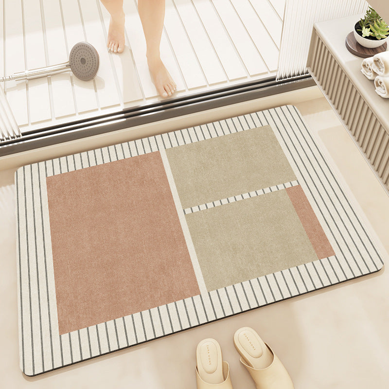 Non-Slip Modern Bath Mat Stornfield