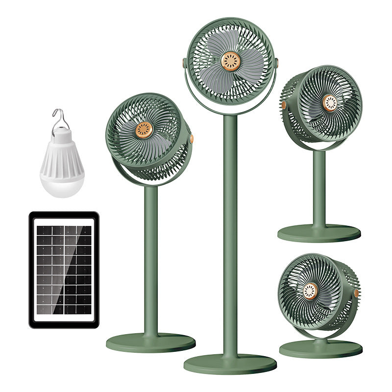Unisex Solar-Powered Multi-Functional Floor Fan Stornfield