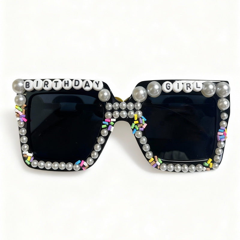 Playful Birthday-Themed Statement Sunglasses Stornfield