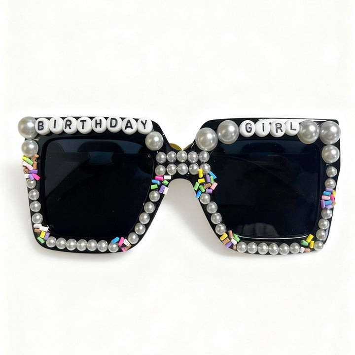 Playful Birthday-Themed Statement Sunglasses Stornfield