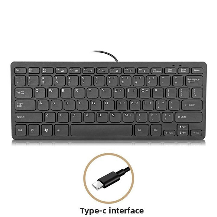 Compact USB keyboard with Type-C connection Stornfield