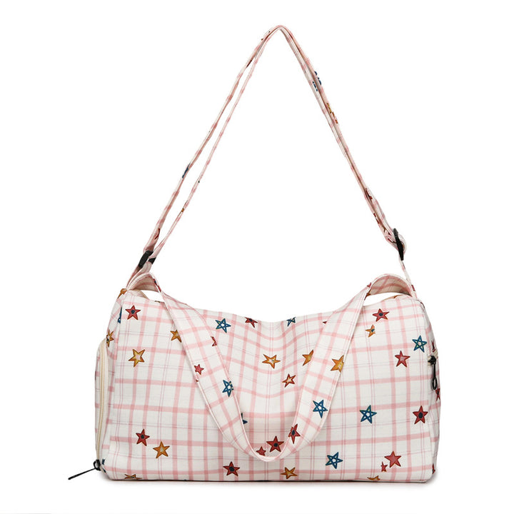 Sporty shoulder bag with unique star pattern Stornfield