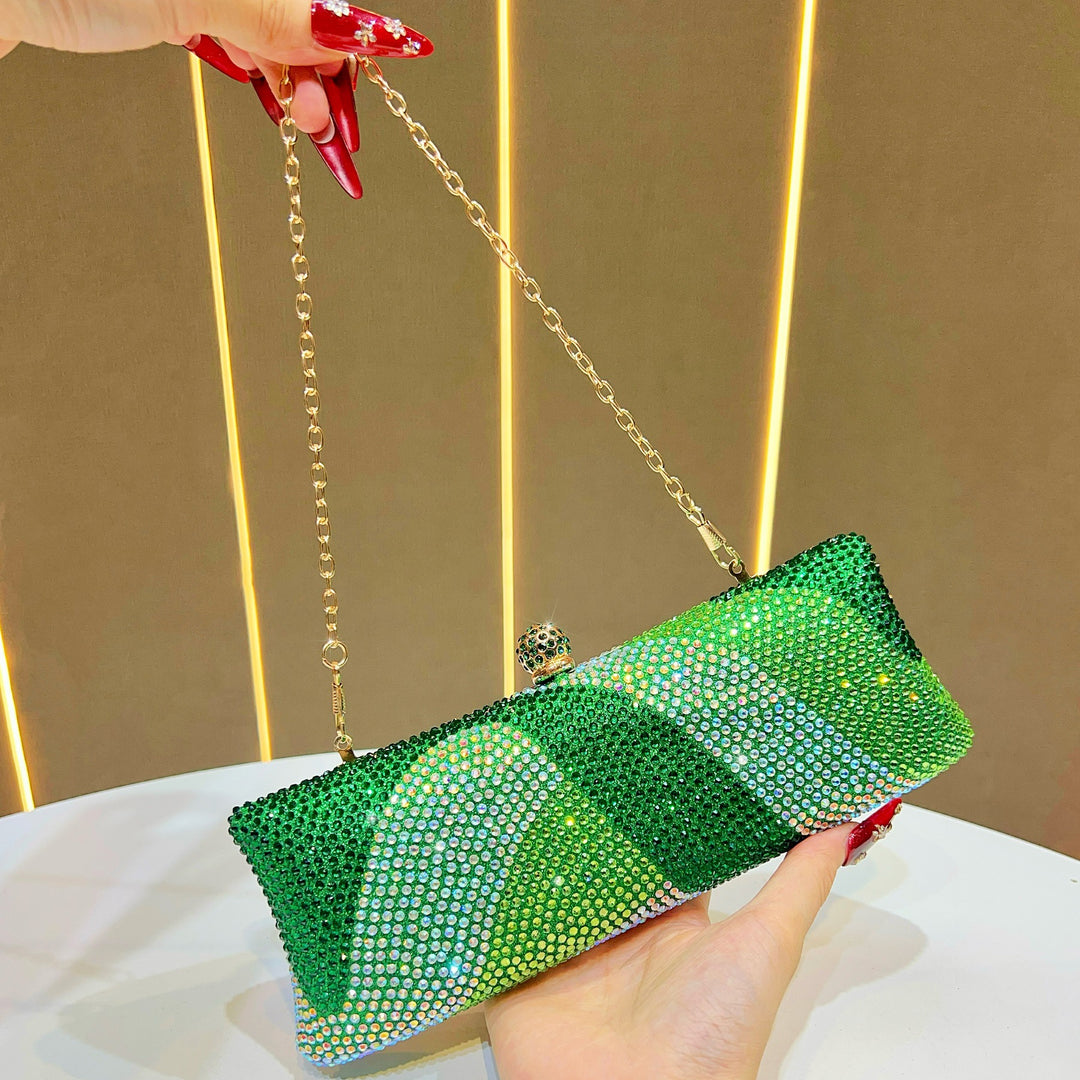 Glamorous Rhinestone-Studded Clutch