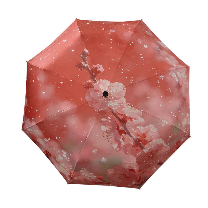 Ladies Foldable Umbrella with Innovative Flower Design Stornfield
