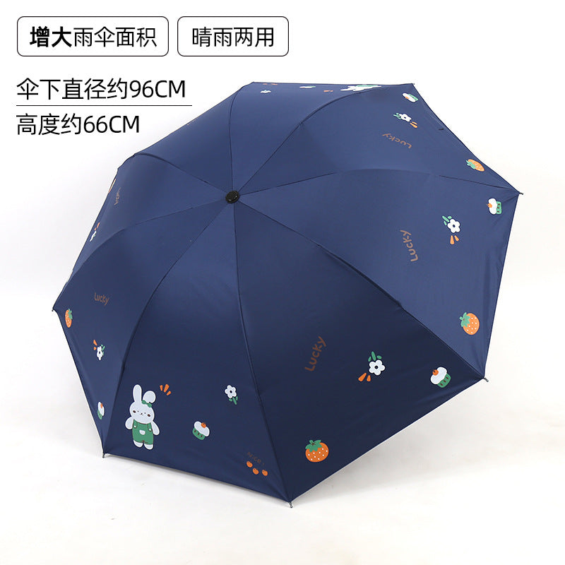 Women Folding Umbrella with Cute Elephant Design Stornfield