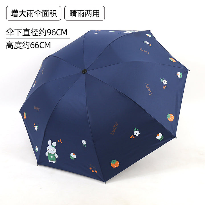Women Folding Umbrella with Cute Elephant Design Stornfield